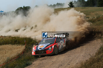 2024-06-30 - The Driver Thierry Neuville And Co-Driver Martijn Wydaeghe Of The Team Hyundai Shell Mobis World Rally Team,Hyundai I20 N Rally1 Hybrid,They Face The 4th Of The Race, During Fia World Rally Championship Wrc Orlen 80Th Rally Poland 2024 ,30 June,Mikolajki Poland -  FIA WORLD RALLY CHAMPIONSHIP WRC ORLEN 80TH RALLY POLAND 2024 - RALLY - MOTORS