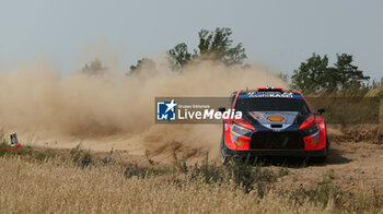 2024-06-30 - The Driver Andreas Mikkelsen And Co-Driver Torstein Eriksen Of The Team Hyundai Shell Mobis World Rally Team,Hyundaii20 N Rally1 Hybrid,They Face The 4th Of The Race, During Fia World Rally Championship Wrc Orlen 80Th Rally Poland 2024 ,30 June,Mikolajki Poland -  FIA WORLD RALLY CHAMPIONSHIP WRC ORLEN 80TH RALLY POLAND 2024 - RALLY - MOTORS