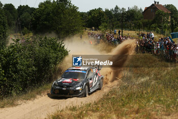 2024-06-30 - The Driver Takamoto Katsuta And Co-DriverAaron Johnston Of Team Toyota Gazoo Racing Wrt, Toyota Gr Yaris Rally1 Hybrid,They Face The 4th Of The Race, During Fia World Rally Championship Wrc Orlen 80Th Rally Poland 2024 ,30 June,Mikolajki Poland -  FIA WORLD RALLY CHAMPIONSHIP WRC ORLEN 80TH RALLY POLAND 2024 - RALLY - MOTORS