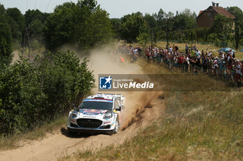 2024-06-30 - The Driver Gregoire Munster And Co-Driver Louis Louka Of The Team M-Sport Ford World Rally Team Ford Puma Rally1 Hybrid,They Face The 4th Of The Race, During Fia World Rally Championship Wrc Orlen 80Th Rally Poland 2024 ,30 June,Mikolajki Poland -  FIA WORLD RALLY CHAMPIONSHIP WRC ORLEN 80TH RALLY POLAND 2024 - RALLY - MOTORS