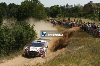 2024-06-30 - Drive Mārtiņs Sesks And Co-Driver Renārs Francis Of The Team M-Sport Ford World Rally Team Ford Puma Rally1 Hybrid,They Face The 4th Of The Race, During Fia World Rally Championship Wrc Orlen 80Th Rally Poland 2024 ,30 June,Mikolajki Poland -  FIA WORLD RALLY CHAMPIONSHIP WRC ORLEN 80TH RALLY POLAND 2024 - RALLY - MOTORS