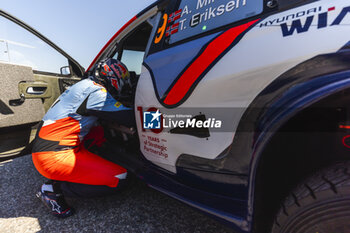 2024-06-27 - MIKKELSEN Andreas, Hyundai I20 Rally1, portrait during the Rally Poland 2024, 7th round of the 2024 WRC World Rally Car Championship, from June 27 to 30, 2024 at Mikolajki, Poland - AUTO - WRC - RALLY POLAND 2024 - RALLY - MOTORS