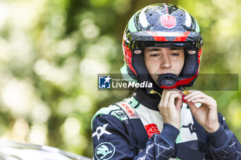 2024-06-27 - LOUBET Pierre-Louis, Skoda Fabia RS Rally2, portrait during the Rally Poland 2024, 7th round of the 2024 WRC World Rally Car Championship, from June 27 to 30, 2024 at Mikolajki, Poland - AUTO - WRC - RALLY POLAND 2024 - RALLY - MOTORS