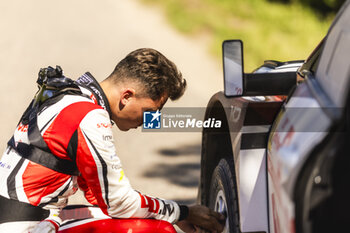 2024-06-27 - SESKS Mārtiņš, Ford Puma Rally1, portrait during the Rally Poland 2024, 7th round of the 2024 WRC World Rally Car Championship, from June 27 to 30, 2024 at Mikolajki, Poland - AUTO - WRC - RALLY POLAND 2024 - RALLY - MOTORS