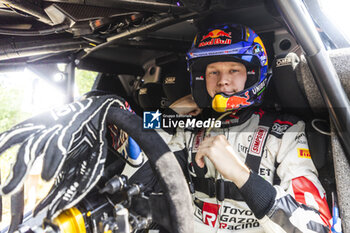 2024-06-27 - ROVANPERA Kalle, Toyota GR Yaris Rally1, portrait during the Rally Poland 2024, 7th round of the 2024 WRC World Rally Car Championship, from June 27 to 30, 2024 at Mikolajki, Poland - AUTO - WRC - RALLY POLAND 2024 - RALLY - MOTORS