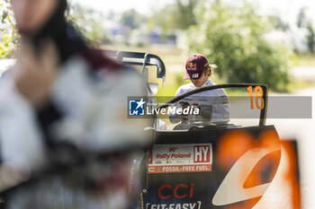 2024-06-27 - KATSUTA Takamoto, Toyota GR Yaris Rally1, portrait during the Rally Poland 2024, 7th round of the 2024 WRC World Rally Car Championship, from June 27 to 30, 2024 at Mikolajki, Poland - AUTO - WRC - RALLY POLAND 2024 - RALLY - MOTORS