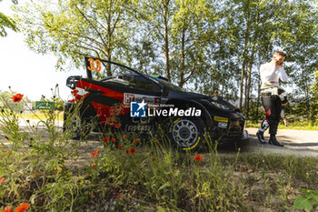 2024-06-27 - EVANS Elfyn, Toyota GR Yaris Rally1, portrait during the Rally Poland 2024, 7th round of the 2024 WRC World Rally Car Championship, from June 27 to 30, 2024 at Mikolajki, Poland - AUTO - WRC - RALLY POLAND 2024 - RALLY - MOTORS