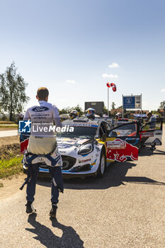 2024-06-27 - MUNSTER Gregoire, Ford Puma Rally1, portrait during the Rally Poland 2024, 7th round of the 2024 WRC World Rally Car Championship, from June 27 to 30, 2024 at Mikolajki, Poland - AUTO - WRC - RALLY POLAND 2024 - RALLY - MOTORS