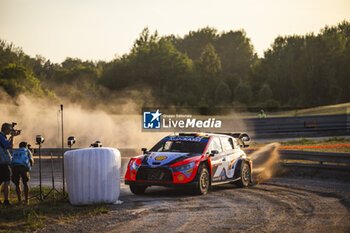 2024-06-27 - 11 NEUVILLE Thierry, WYDAEGHE Martijn, Hyundai I20 Rally1, action during the Rally Poland 2024, 7th round of the 2024 WRC World Rally Car Championship, from June 27 to 30, 2024 at Mikolajki, Poland - AUTO - WRC - RALLY POLAND 2024 - RALLY - MOTORS