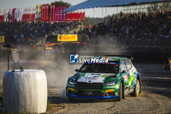 2024-06-27 - 27 MCERLEAN Joshua, FULTON James, Skoda Fabia RS Rally2, action during the Rally Poland 2024, 7th round of the 2024 WRC World Rally Car Championship, from June 27 to 30, 2024 at Mikolajki, Poland - AUTO - WRC - RALLY POLAND 2024 - RALLY - MOTORS