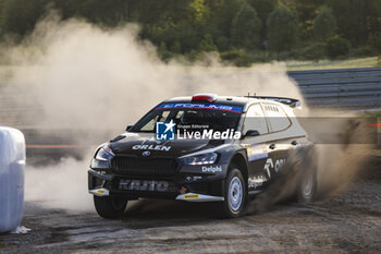 2024-06-27 - 26 KAJETANOWICZ Kajetan, SZCHZEPANIAK Maciej, Skoda Fabia RS Rally2, action during the Rally Poland 2024, 7th round of the 2024 WRC World Rally Car Championship, from June 27 to 30, 2024 at Mikolajki, Poland - AUTO - WRC - RALLY POLAND 2024 - RALLY - MOTORS