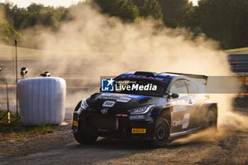 2024-06-27 - 21 PAJARI Sami, MALKONEN Enni, Toyota Yaris Rally2, action during the Rally Poland 2024, 7th round of the 2024 WRC World Rally Car Championship, from June 27 to 30, 2024 at Mikolajki, Poland - AUTO - WRC - RALLY POLAND 2024 - RALLY - MOTORS