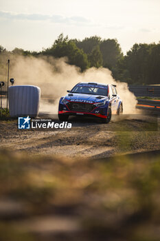 2024-06-27 - 37 SUNINEN Teemu, MARKKULA Mikko, Hyundai I2O Rally2, action during the Rally Poland 2024, 7th round of the 2024 WRC World Rally Car Championship, from June 27 to 30, 2024 at Mikolajki, Poland - AUTO - WRC - RALLY POLAND 2024 - RALLY - MOTORS