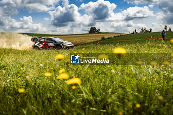 2024-06-29 - 69 ROVANPERA Kalle, HALTTUNEN Jonne, Toyota GR Yaris Rally1, action during the Rally Poland 2024, 7th round of the 2024 WRC World Rally Car Championship, from June 27 to 30, 2024 at Mikolajki, Poland - AUTO - WRC - RALLY POLAND 2024 - RALLY - MOTORS