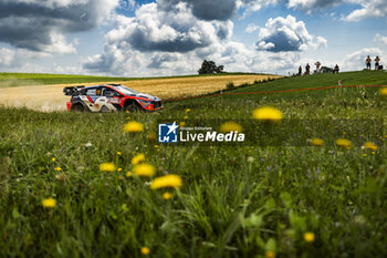 2024-06-29 - 11 NEUVILLE Thierry, WYDAEGHE Martijn, Hyundai I20 Rally1, action during the Rally Poland 2024, 7th round of the 2024 WRC World Rally Car Championship, from June 27 to 30, 2024 at Mikolajki, Poland - AUTO - WRC - RALLY POLAND 2024 - RALLY - MOTORS