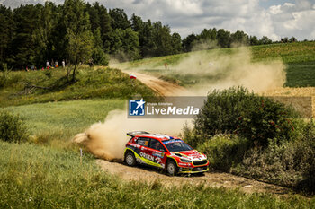 2024-06-29 - 30 PROKOP Martin, ERNST Michal, Skoda Fabia RS Rally2, action during the Rally Poland 2024, 7th round of the 2024 WRC World Rally Car Championship, from June 27 to 30, 2024 at Mikolajki, Poland - AUTO - WRC - RALLY POLAND 2024 - RALLY - MOTORS