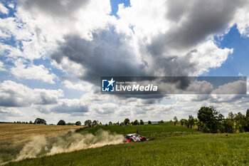 2024-06-29 - 09 MIKKELSEN Andreas, ERIKSEN Torstein, Hyundai I20 Rally1, action during the Rally Poland 2024, 7th round of the 2024 WRC World Rally Car Championship, from June 27 to 30, 2024 at Mikolajki, Poland - AUTO - WRC - RALLY POLAND 2024 - RALLY - MOTORS