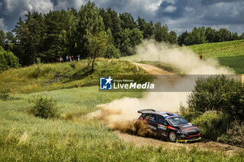 2024-06-29 - 32 VIRVES Robert, LESK Aleks, Skoda Fabia RS Rally2, action during the Rally Poland 2024, 7th round of the 2024 WRC World Rally Car Championship, from June 27 to 30, 2024 at Mikolajki, Poland - AUTO - WRC - RALLY POLAND 2024 - RALLY - MOTORS