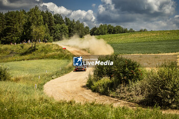 2024-06-29 - 50 BRUUN Nataniel, OLMOS Pablo, Ford Fiesta Rally3, action during the Rally Poland 2024, 7th round of the 2024 WRC World Rally Car Championship, from June 27 to 30, 2024 at Mikolajki, Poland - AUTO - WRC - RALLY POLAND 2024 - RALLY - MOTORS