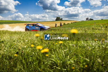 2024-06-29 - 37 SUNINEN Teemu, MARKKULA Mikko, Hyundai I2O Rally2, action during the Rally Poland 2024, 7th round of the 2024 WRC World Rally Car Championship, from June 27 to 30, 2024 at Mikolajki, Poland - AUTO - WRC - RALLY POLAND 2024 - RALLY - MOTORS