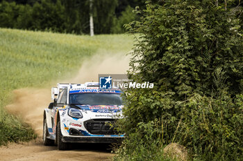 2024-06-29 - 16 FOURMAUX Adrien, CORIA Alexandre, Ford Puma Rally1, action during the Rally Poland 2024, 7th round of the 2024 WRC World Rally Car Championship, from June 27 to 30, 2024 at Mikolajki, Poland - AUTO - WRC - RALLY POLAND 2024 - RALLY - MOTORS