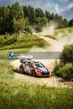 2024-06-29 - 11 NEUVILLE Thierry, WYDAEGHE Martijn, Hyundai I20 Rally1, action during the Rally Poland 2024, 7th round of the 2024 WRC World Rally Car Championship, from June 27 to 30, 2024 at Mikolajki, Poland - AUTO - WRC - RALLY POLAND 2024 - RALLY - MOTORS