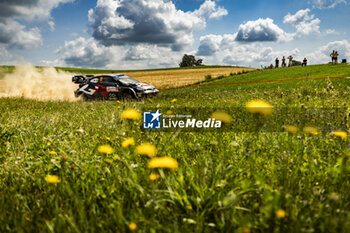 2024-06-29 - 18 KATSUTA Takamoto, JOHNSTON Aaron, Toyota GR Yaris Rally1, action during the Rally Poland 2024, 7th round of the 2024 WRC World Rally Car Championship, from June 27 to 30, 2024 at Mikolajki, Poland - AUTO - WRC - RALLY POLAND 2024 - RALLY - MOTORS