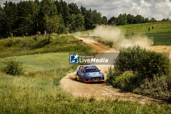 2024-06-29 - 37 SUNINEN Teemu, MARKKULA Mikko, Hyundai I2O Rally2, action during the Rally Poland 2024, 7th round of the 2024 WRC World Rally Car Championship, from June 27 to 30, 2024 at Mikolajki, Poland - AUTO - WRC - RALLY POLAND 2024 - RALLY - MOTORS