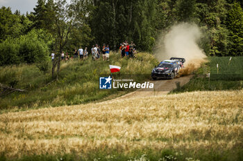 2024-06-29 - 33 EVANS Elfyn, MARTIN Scott, Toyota GR Yaris Rally1, action during the Rally Poland 2024, 7th round of the 2024 WRC World Rally Car Championship, from June 27 to 30, 2024 at Mikolajki, Poland - AUTO - WRC - RALLY POLAND 2024 - RALLY - MOTORS