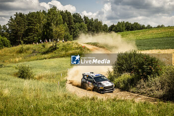 2024-06-29 - 46 DOMINGUEZ Diego, PEÑATE Rogelio, Ford Fiesta Rally3, action during the Rally Poland 2024, 7th round of the 2024 WRC World Rally Car Championship, from June 27 to 30, 2024 at Mikolajki, Poland - AUTO - WRC - RALLY POLAND 2024 - RALLY - MOTORS