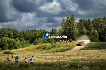 2024-06-29 - 69 ROVANPERA Kalle, HALTTUNEN Jonne, Toyota GR Yaris Rally1, action during the Rally Poland 2024, 7th round of the 2024 WRC World Rally Car Championship, from June 27 to 30, 2024 at Mikolajki, Poland - AUTO - WRC - RALLY POLAND 2024 - RALLY - MOTORS