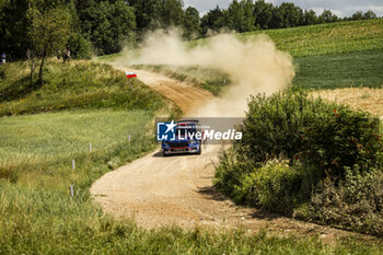 2024-06-29 - 38 MARCZYK Miko, GOSPODARCZYK Szymon, Skoda Fabia RS Rally2, action during the Rally Poland 2024, 7th round of the 2024 WRC World Rally Car Championship, from June 27 to 30, 2024 at Mikolajki, Poland - AUTO - WRC - RALLY POLAND 2024 - RALLY - MOTORS