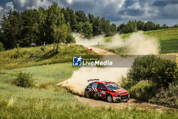 2024-06-29 - 23 GRYAZIN Nikolay, ALEKSANDROV Konstantin, Citroen C3 Rally2, action during the Rally Poland 2024, 7th round of the 2024 WRC World Rally Car Championship, from June 27 to 30, 2024 at Mikolajki, Poland - AUTO - WRC - RALLY POLAND 2024 - RALLY - MOTORS