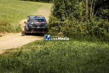 2024-06-29 - 69 ROVANPERA Kalle, HALTTUNEN Jonne, Toyota GR Yaris Rally1, action during the Rally Poland 2024, 7th round of the 2024 WRC World Rally Car Championship, from June 27 to 30, 2024 at Mikolajki, Poland - AUTO - WRC - RALLY POLAND 2024 - RALLY - MOTORS