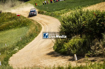 2024-06-29 - 18 KATSUTA Takamoto, JOHNSTON Aaron, Toyota GR Yaris Rally1, action during the Rally Poland 2024, 7th round of the 2024 WRC World Rally Car Championship, from June 27 to 30, 2024 at Mikolajki, Poland - AUTO - WRC - RALLY POLAND 2024 - RALLY - MOTORS