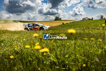 2024-06-29 - 13 MUNSTER Gregoire, LOUKA Louis, Ford Puma Rally1, action during the Rally Poland 2024, 7th round of the 2024 WRC World Rally Car Championship, from June 27 to 30, 2024 at Mikolajki, Poland - AUTO - WRC - RALLY POLAND 2024 - RALLY - MOTORS