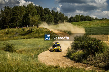 2024-06-29 - 51 MATULKA Jakub, DYMURSKI Daniel, Ford Fiesta Rally3, action during the Rally Poland 2024, 7th round of the 2024 WRC World Rally Car Championship, from June 27 to 30, 2024 at Mikolajki, Poland - AUTO - WRC - RALLY POLAND 2024 - RALLY - MOTORS