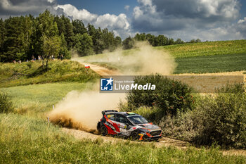 2024-06-29 - 50 BRUUN Nataniel, OLMOS Pablo, Ford Fiesta Rally3, action during the Rally Poland 2024, 7th round of the 2024 WRC World Rally Car Championship, from June 27 to 30, 2024 at Mikolajki, Poland - AUTO - WRC - RALLY POLAND 2024 - RALLY - MOTORS