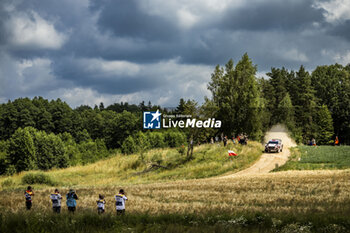 2024-06-29 - 22 SESKS Mārtiņš, FRANCIS Renārs, Ford Puma Rally1, action during the Rally Poland 2024, 7th round of the 2024 WRC World Rally Car Championship, from June 27 to 30, 2024 at Mikolajki, Poland - AUTO - WRC - RALLY POLAND 2024 - RALLY - MOTORS