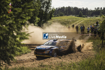 2024-06-29 - 24 JOONA Lauri, HUSSI Janni, Skoda Fabia RS Rally2, action during the Rally Poland 2024, 7th round of the 2024 WRC World Rally Car Championship, from June 27 to 30, 2024 at Mikolajki, Poland - AUTO - WRC - RALLY POLAND 2024 - RALLY - MOTORS