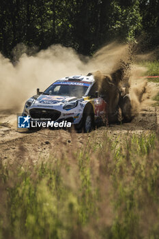 2024-06-29 - 13 MUNSTER Gregoire, LOUKA Louis, Ford Puma Rally1, action during the Rally Poland 2024, 7th round of the 2024 WRC World Rally Car Championship, from June 27 to 30, 2024 at Mikolajki, Poland - AUTO - WRC - RALLY POLAND 2024 - RALLY - MOTORS