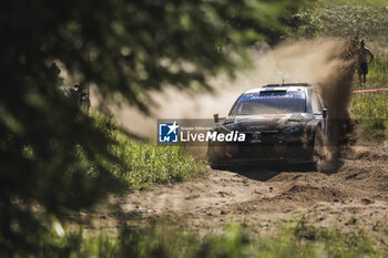 2024-06-29 - 69 ROVANPERA Kalle, HALTTUNEN Jonne, Toyota GR Yaris Rally1, action during the Rally Poland 2024, 7th round of the 2024 WRC World Rally Car Championship, from June 27 to 30, 2024 at Mikolajki, Poland - AUTO - WRC - RALLY POLAND 2024 - RALLY - MOTORS