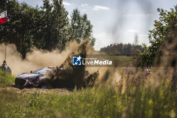 2024-06-29 - 22 SESKS Mārtiņš, FRANCIS Renārs, Ford Puma Rally1, action during the Rally Poland 2024, 7th round of the 2024 WRC World Rally Car Championship, from June 27 to 30, 2024 at Mikolajki, Poland - AUTO - WRC - RALLY POLAND 2024 - RALLY - MOTORS