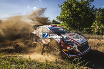 2024-06-29 - 22 SESKS Mārtiņš, FRANCIS Renārs, Ford Puma Rally1, action during the Rally Poland 2024, 7th round of the 2024 WRC World Rally Car Championship, from June 27 to 30, 2024 at Mikolajki, Poland - AUTO - WRC - RALLY POLAND 2024 - RALLY - MOTORS