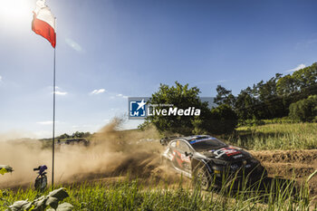 2024-06-29 - 69 ROVANPERA Kalle, HALTTUNEN Jonne, Toyota GR Yaris Rally1, action during the Rally Poland 2024, 7th round of the 2024 WRC World Rally Car Championship, from June 27 to 30, 2024 at Mikolajki, Poland - AUTO - WRC - RALLY POLAND 2024 - RALLY - MOTORS