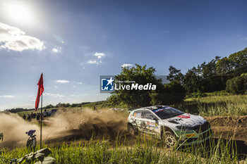 2024-06-29 - 36 LOUBET Pierre-Louis, PASCAUD Loris, Skoda Fabia RS Rally2, action during the Rally Poland 2024, 7th round of the 2024 WRC World Rally Car Championship, from June 27 to 30, 2024 at Mikolajki, Poland - AUTO - WRC - RALLY POLAND 2024 - RALLY - MOTORS