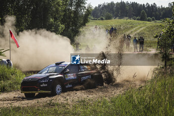 2024-06-29 - 32 VIRVES Robert, LESK Aleks, Skoda Fabia RS Rally2, action during the Rally Poland 2024, 7th round of the 2024 WRC World Rally Car Championship, from June 27 to 30, 2024 at Mikolajki, Poland - AUTO - WRC - RALLY POLAND 2024 - RALLY - MOTORS