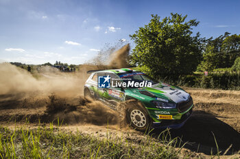 2024-06-29 - 27 MCERLEAN Joshua, FULTON James, Skoda Fabia RS Rally2, action during the Rally Poland 2024, 7th round of the 2024 WRC World Rally Car Championship, from June 27 to 30, 2024 at Mikolajki, Poland - AUTO - WRC - RALLY POLAND 2024 - RALLY - MOTORS