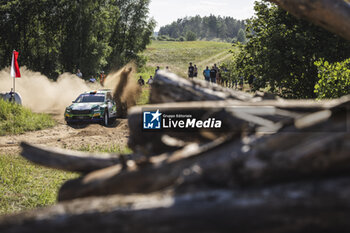 2024-06-29 - 27 MCERLEAN Joshua, FULTON James, Skoda Fabia RS Rally2, action during the Rally Poland 2024, 7th round of the 2024 WRC World Rally Car Championship, from June 27 to 30, 2024 at Mikolajki, Poland - AUTO - WRC - RALLY POLAND 2024 - RALLY - MOTORS