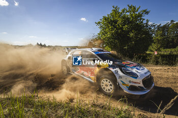 2024-06-29 - 13 MUNSTER Gregoire, LOUKA Louis, Ford Puma Rally1, action during the Rally Poland 2024, 7th round of the 2024 WRC World Rally Car Championship, from June 27 to 30, 2024 at Mikolajki, Poland - AUTO - WRC - RALLY POLAND 2024 - RALLY - MOTORS